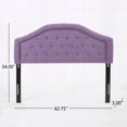 thumbnail image 2 of QUEEN&FULL SIZED HEADBOARD WITH CLEAN SIMPLE LINES AND CAMELBACK SILHOUETTE, 2 of 5