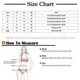 thumbnail image 3 of JINMGG 2024 Plus Swimsuit Women Clearance Women's Fashion Multi Color Swimsuit Halter Ruched High Waist Bikini Tops, 3 of 4