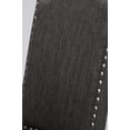 thumbnail image 3 of Dark Gray Linen Fabric Dining Bench in Dark Gray Wood and Tufted Seats, 3 of 3