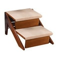 thumbnail image 1 of Pet Studio Convertible 13 Inch Tall Nonslip Cat Dog Pet Stair Ramp, 2 Step, Pine, 1 of 5