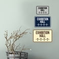 thumbnail image 4 of Classic Framed Exhibition Hall Sign (Blue) - Medium, 4 of 5