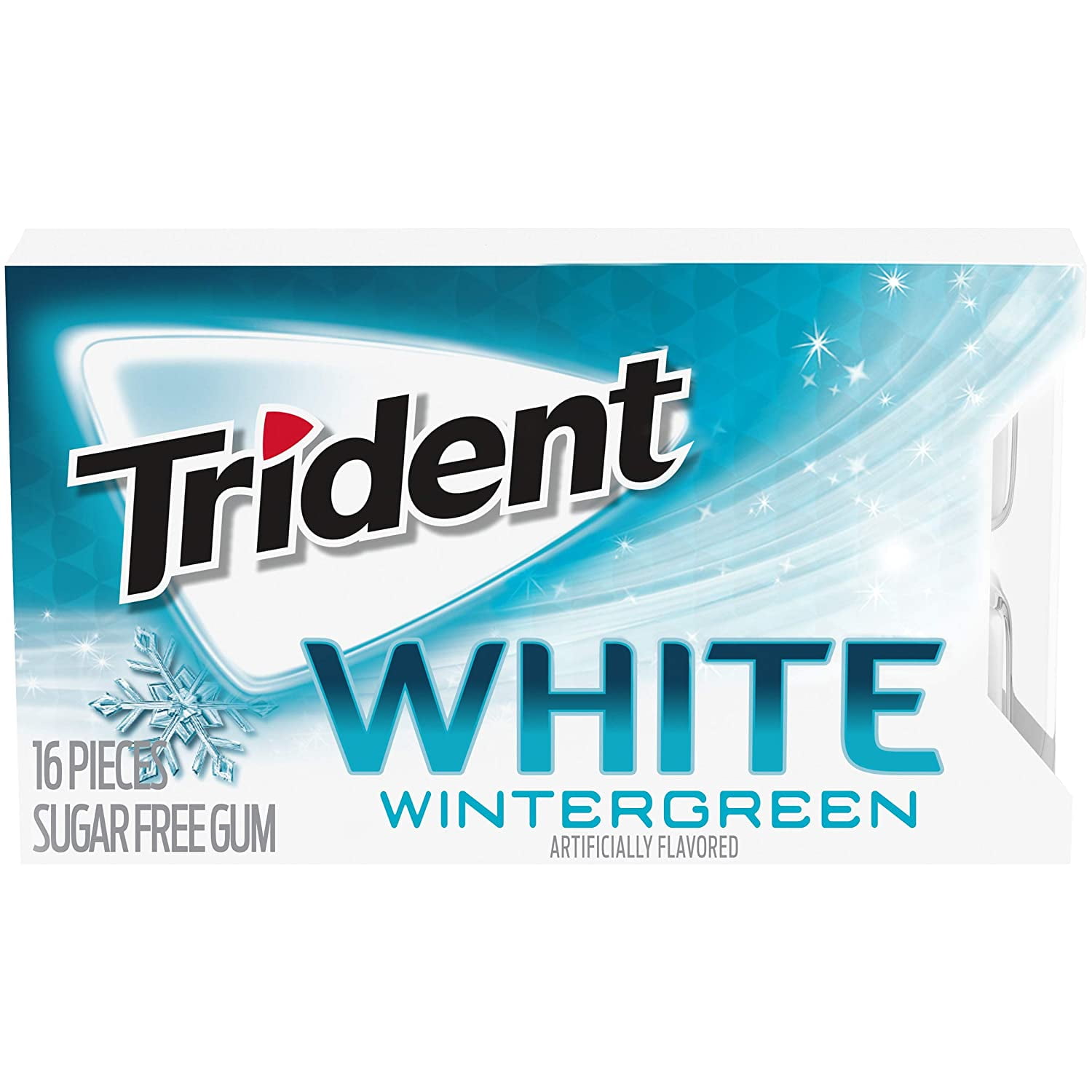 White Wintergreen Sugar Free Gum, 16 Piece Pack