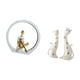 thumbnail image 5 of Estatua de niña,Estatuas de mujeres y niñas,figuritas decorativas elegantes,Escultura de arte abstracto,regalo creativo y moderno para el hogar.,Figura de gato,Esculturas de pareja de gatos, 5 of 8