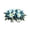 Blue, variant on Cemetery Flowers Saddle Shaped for Tombstone, Large Headstone Flower Saddle for Outdoor Grave, Memorial Flower Arrangement for Cemetery, Grave Saddle Decor for Memorial Day, 25.59x13.78 Inch