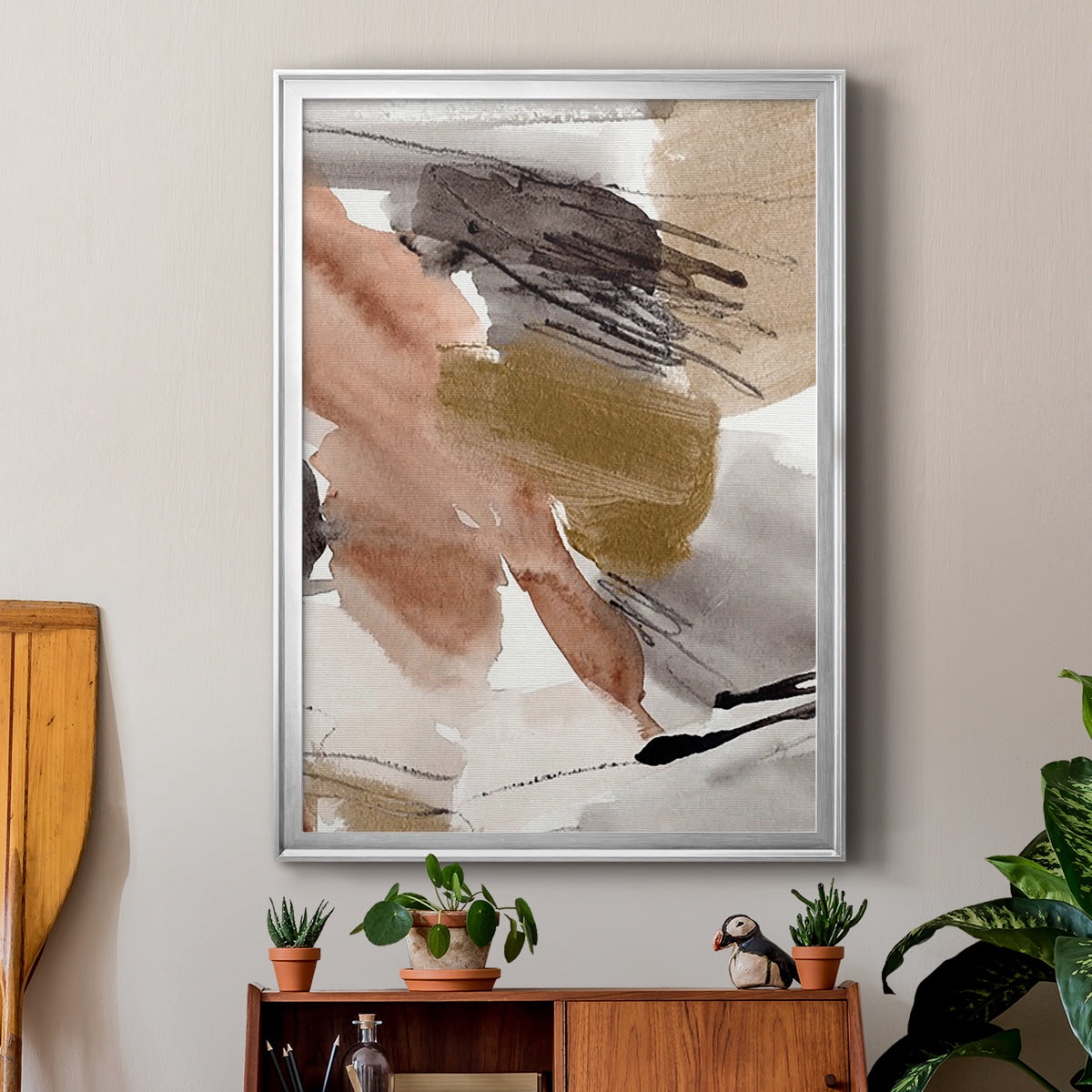 Antique Gold II Premium Framed Print, in Gold, Black, or Silver - Ready to Hang