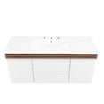 thumbnail image 6 of Render 48" Wall-Mount Bathroom Vanity-EEI-5801-CHA-BLK, 6 of 11