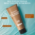 thumbnail image 2 of Protector solar HZENPPOR de sebo de ternera SPF 50, 73 ml, para rostro y cuerpo, paquete de 4, 2 of 7