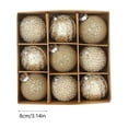 thumbnail image 4 of Tyidzon Christmas Ornaments Set - Christmas Tree Ornaments, 3.14 Inch Christmas Balls for Christmas Tree Decorations, Wreath Decor - Holiday Decorations, 4 of 7