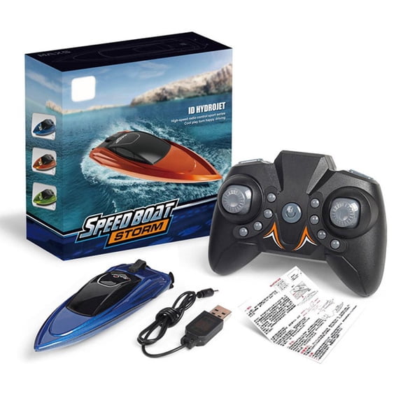 2.4GHz Mini Remote Control RC Boat,High-Speed RC Boat with Dual Motors,360 Rotation Fast RCBoat Toy,Waterproof Fast RCSpeed Boa-t for Pools & Lakes,Summer Water Toys