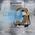 thumbnail image 3 of Ventilador Industrial de Tambor Sky Care 30" Amarillo - Alta Velocidad, 3 of 8