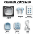 thumbnail image 3 of Audífonos Bluetooth In-Ear con Cancelación de Ruido y Estuche de Carga, 3 of 10