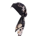 thumbnail image 1 of Qarigey Pañuelo para la cabeza para mujer, a la moda, preatado, práctico, versátil, transpirable, cómodo, accesorio para el cabello Sombreros cadena negra Qarigey AP009762-09, 1 of 6