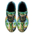 thumbnail image 2 of Golden Retriever St Patrick's Day Shoes Sneakers Black Size 13, 2 of 7
