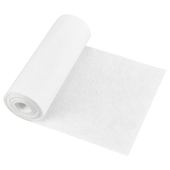 118x7.87 Inch White Felt Roll Non Woven Felt Fabric Craft Felt Fabric for Patchwork Sewing Decoration Craft DIY 1mm Thick