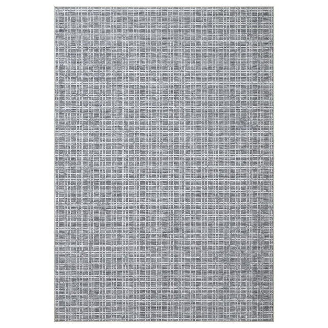 Modern Geometric Rug,Machine Washable Non-Slip Rug,Low Pile Vintage Rug,for Living Room Bedroom Nursery