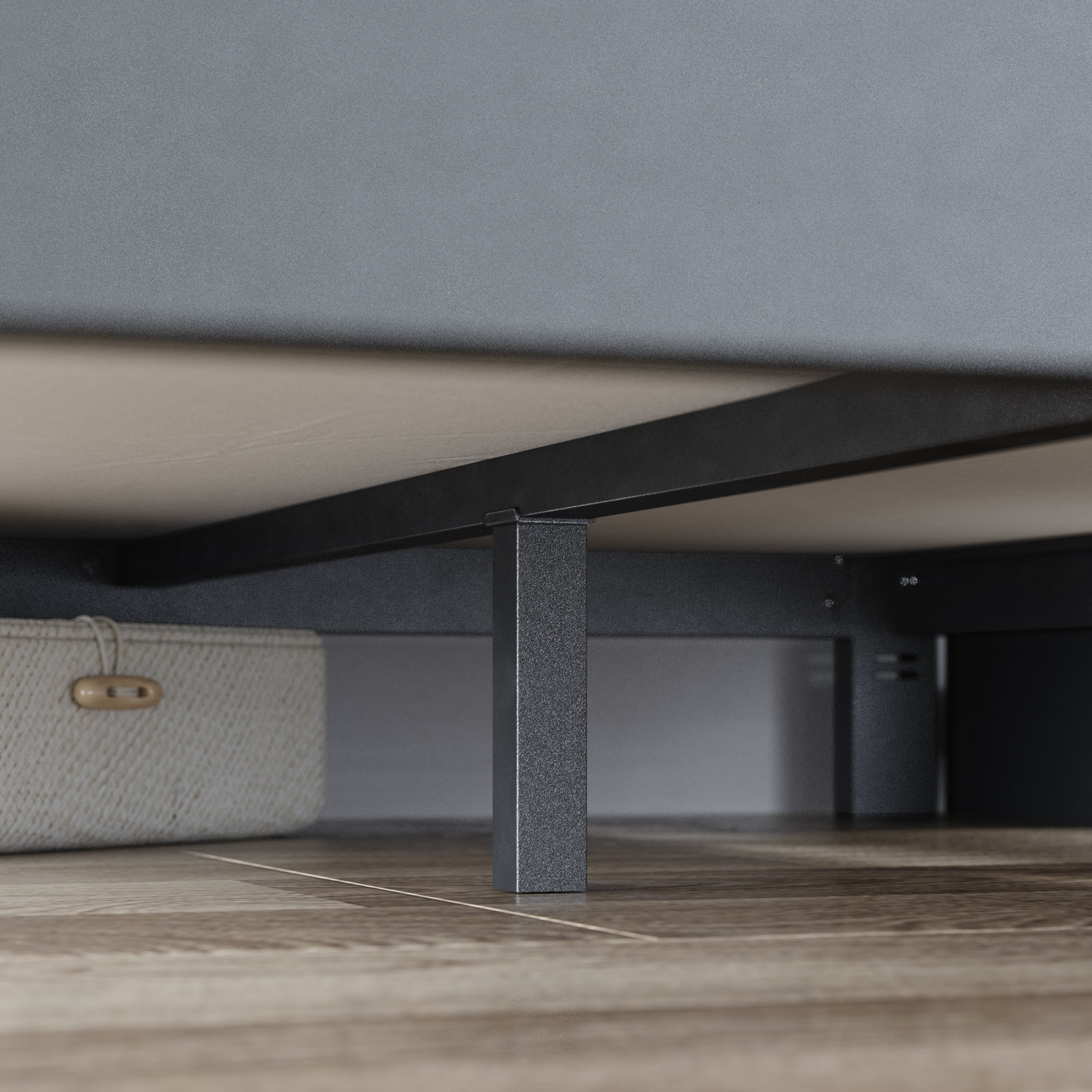 Zinus Arnav 10" Black Metal Platform Bed Frame, Full