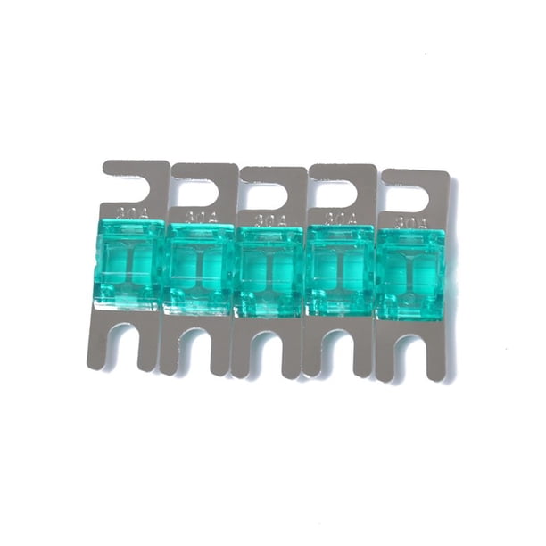 Paquete De 5 Fusibles Mini Anl De Audio Para Coche, Fusibles De Perno Automático Afs De 30 Amp Niquelados Para Sistema De Audio Y Vídeo Marino Automotriz Scienceny VI004353-00