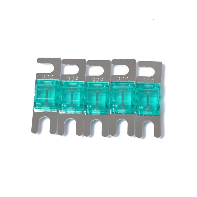 Paquete De 5 Fusibles Mini Anl De Audio Para Coche, Fusibles De Perno Automático Afs De 30 Amp Niquelados Para Sistema De Audio Y Vídeo Marino Automotriz seitruly VI004353-00