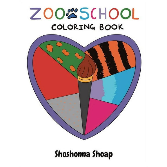Zoo School Coloring Book (Paperback)