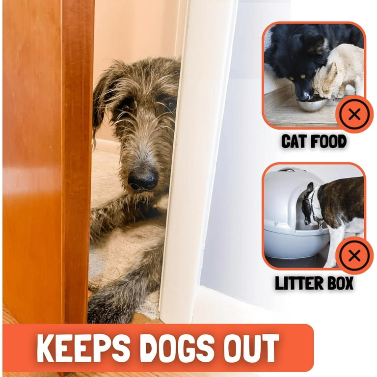 Cat Door Latch Holder Dog Proof Cat Feeding Station Door Prop for Interior Doors