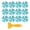 Blue, variant on 12PCS Anti Slip Stickers Waterproof Bath Mats For Slippery Floors Pool Decks Stairs Bathtubs Safety