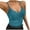 #Green, variant on Xixinqiwan Womens Lace Tank Tops V Neck Spaghetti Strap Camisole Solid Mesh Hollow Out Tank Going Out Tops