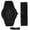 Black, variant on Men's 46mm Fully Iced Out Diamond Watch & Bracelet Set - Black Dial, Chandelier Bracelet
