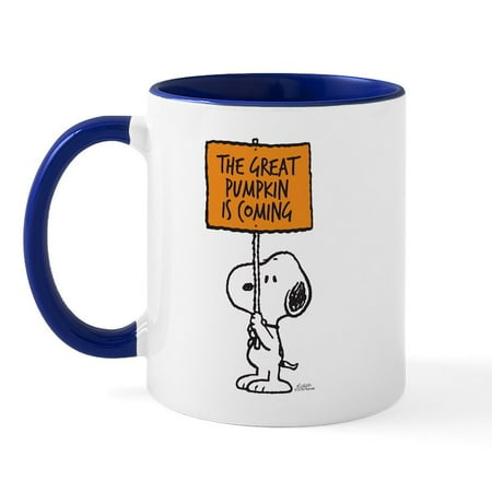 

CafePress - The Great Pumpkin Is Coming Mug - 11 oz Ceramic Mug - Novelty Coffee Tea Cup