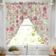 thumbnail image 5 of Cenefas de cortina CAPSCEOLL con flores rosas primaverales, 74 x 91 cm, 2 paneles, 5 of 7