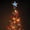 B, variant on Hvmvliv Christmas Tree Topper Lighted Led Five Pointed Star Xmas Tree Top Ornament Shatterproof Christmas Treetop Decoration Colorful Star Light Silver