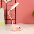 thumbnail image 2 of HomeDM Kids Lamp, LED Desk Lamp for Kids, Cute Cat Lamp Kawaii Desk Accessories, Flexible Gooseneck Eye-Care Cartoons Small Desk Lamp Girls Gifts, 2 of 9