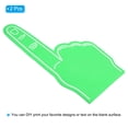thumbnail image 3 of Giant Foam Finger 18 Inch EVA Number 1 DIY Blank Foam Hand, Green, 2 Pack, 3 of 5