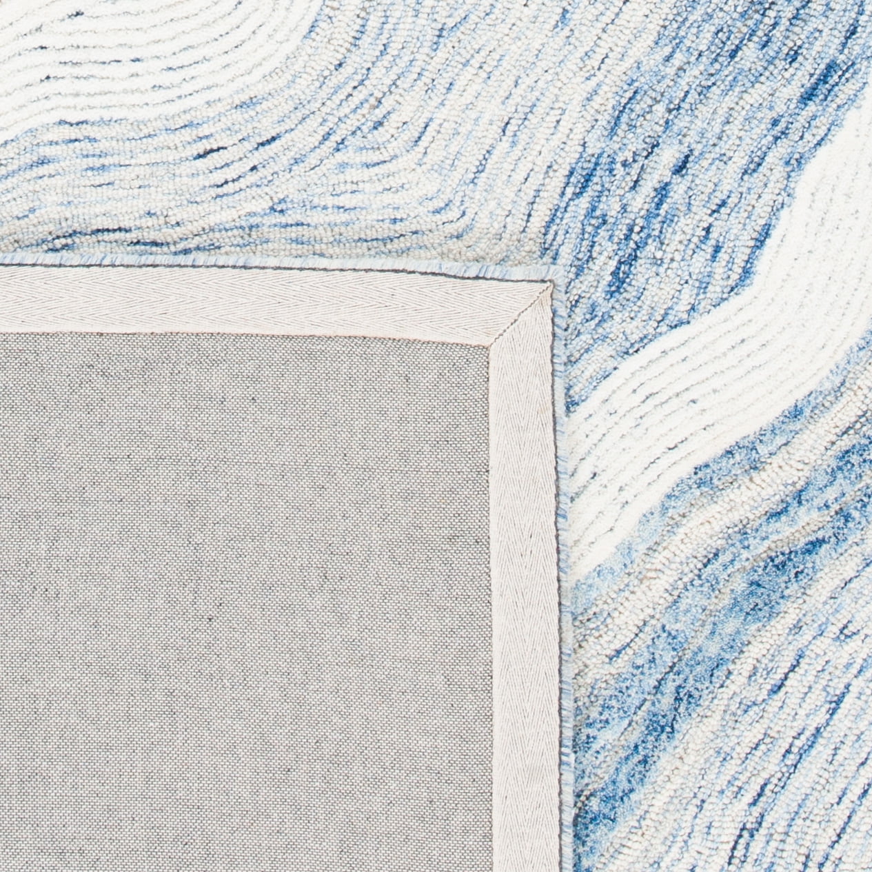 SAFAVIEH Fifth Avenue Deangelo Abstract Area Rug, Blue/Ivory, 6' x 6' Square
