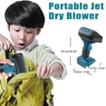 thumbnail image 3 of Mini Secador de Automóviles de Ventilador de Chorro, Potente Soplador de Jet de Turbofán Portátil para Soplar la Limpieza, 3 of 7