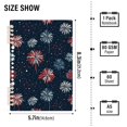 thumbnail image 2 of FORMRS 1-Subject Spiral Notebook 8" x 5" College Ruled 60 Refillable Sheet A5 Hard Cover, Starry Fireworks Pattern, 2 of 7