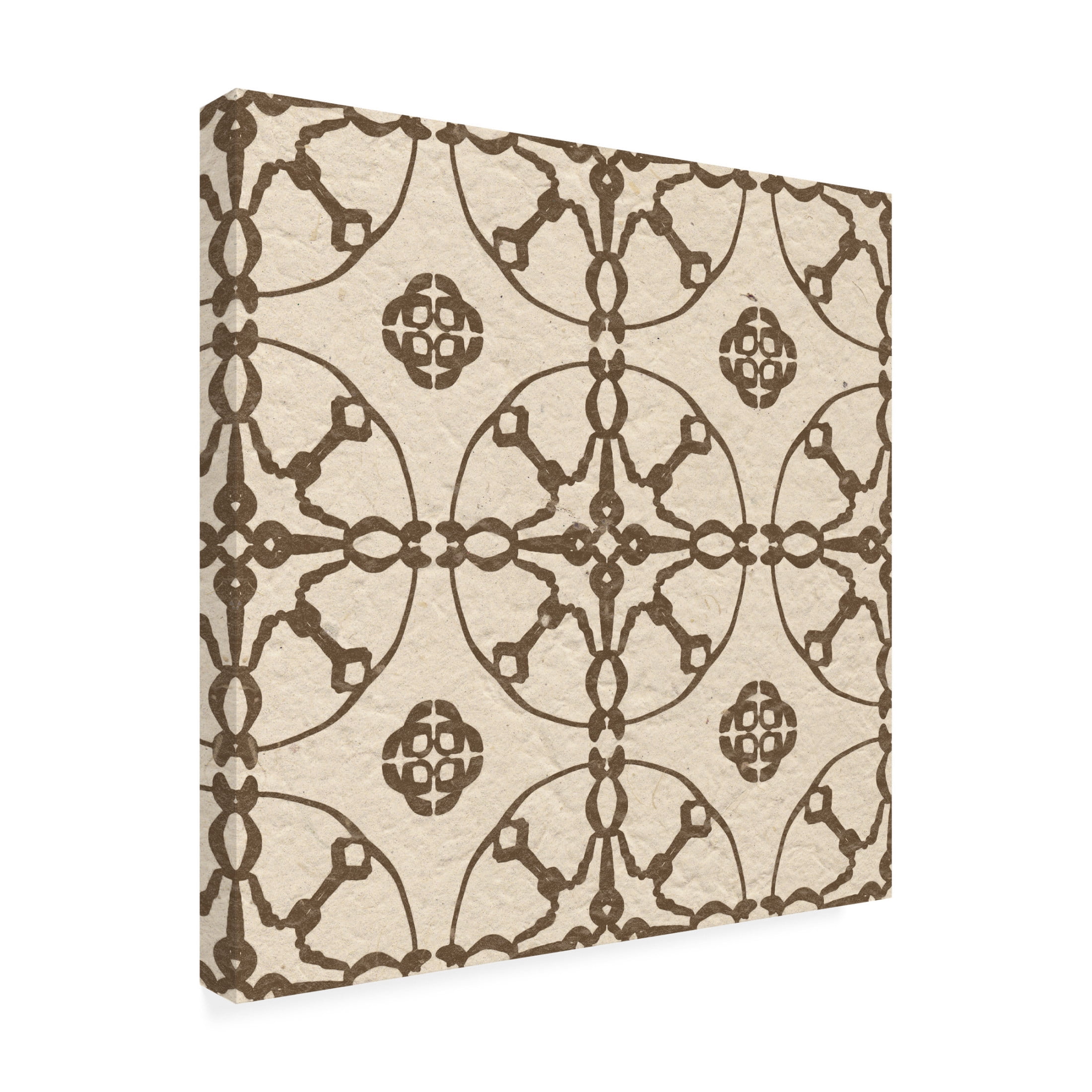 Trademark Fine Art Alonzo Saunders Motif on Cream II Canvas Wall Art