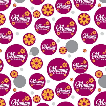 Mother Mom Mommy in Training Premium Gift Wrap Wrapping Paper Roll