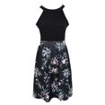 thumbnail image 2 of Milaget Robe Courte Maxi de Soirée pour Femme Sans Manches, Robe de Plage à Fleurs, Noire, m, 2 of 9