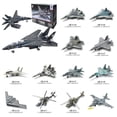 thumbnail image 2 of Nuevos bloques de construcción de la serie militar, A-10 de combate multiusos creativo, soporte de avión de ataque, modelo F14, juguetes para niño, regalo de Navidad,NO.24-6( in bag ), 2 of 6