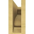 thumbnail image 4 of 4"W x 12"D x 8"H Classic Scroll Rough Cedar Woodgrain TimberThane Corbel, Primed Tan, 4 of 6