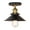 Antique, variant on Pathson Vintage 1-Light Metal Flush Mounted Ceiling Light, Cone Shape Lamp for Farmhouse Kitchen