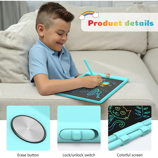 Tableta De Dibujo LCD De 8.5 Pulgadas Para Niños – Pizarra Mágica A Color, Juguete Educativo Sin Pantalla Para Creatividad Y Aprendizaje