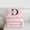 Pink D, variant on Erosebridal E Personalized Initial Girl Queen Comforter Set 3pcs,Teens Floral Rose Flowers Bedding Comforter Set,Pink Reversible