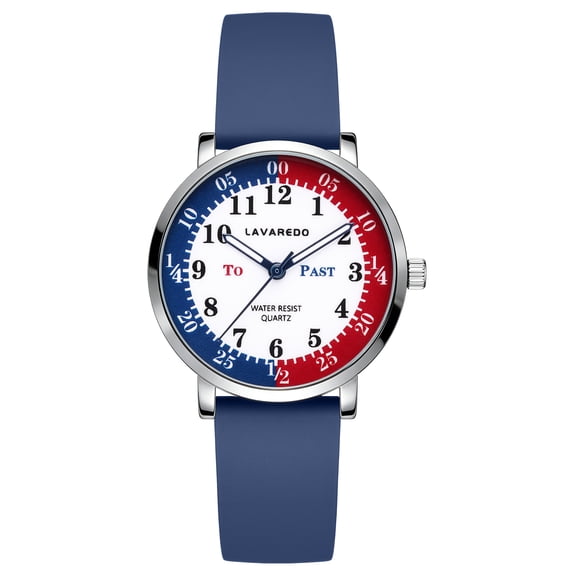 Boys Quartz Watch with Silicone Strap,Easy-Read Dial, Luminous Hands, Lightweight Durable Waterproof Watches for School and Outdoor Gift for Kids