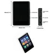 thumbnail image 2 of keepw 2.4 Inch Touch Screen MP4 Player Traveling Portable 5.2 MP3 Music Players Rechargeable Playing Device Black 64GB, 2 of 6