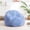 Blue, variant on Adult Bean Bag Chair with Armrest, Soft Faux Fur Plush Beanbag Couch, High-Density Foam Floor Sofa for Reading, Living Room, Blue