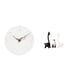 thumbnail image 1 of Reloj de pared,Reloj de pared decorativo para baño o dormitorio,Reloj de pared redondo silencioso,sin tictac,ideal para regalar.,Estatua de ciervo alce,Estatua de jirafa de, 1 of 8