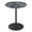 Black, variant on Pemberly Row 17.5" Round End Table with Black Marble Textured Glass Top