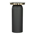 thumbnail image 3 of Luxor Drink Table Multicolor Marble Top Steel Base Modern Table, 3 of 7