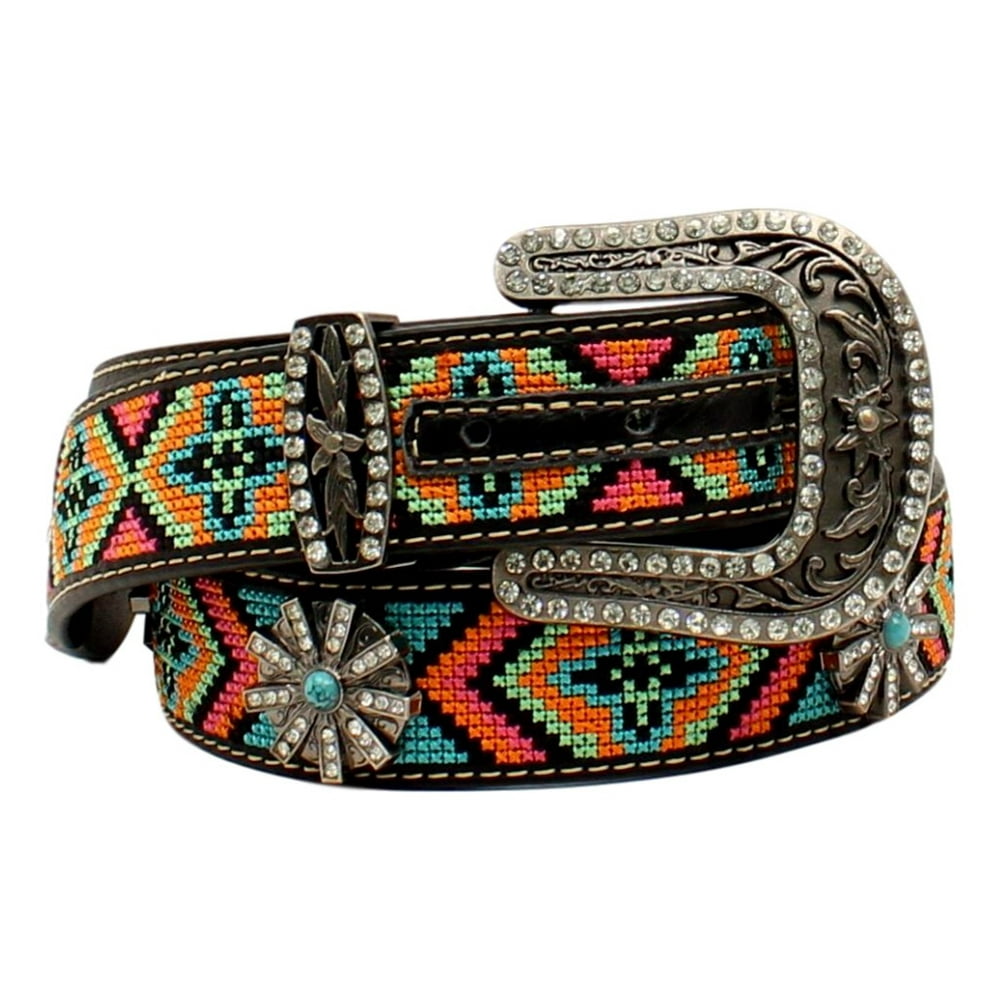 Blazin Roxx Blazin Roxx Western Belt Womens Beaded Aztec MultiColor N3522601